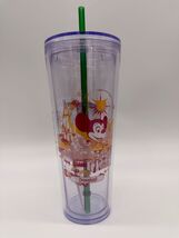 Disney Parks Starbucks Disneyland Venti Clear Tumbler Retro Vault Cold C... - $24.74