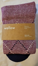 NEW Wellow 18-25 mmHg Calf Compression Knee High Socks MEDIUM Unisex Red... - £21.08 GBP