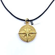 Greek Artisan 925 Sterling Silver Gold Pendant | Timeless Elegance - £42.48 GBP