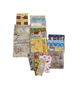 Large Lot vintage Flat Wrap Gift Wrap Wedding, Shower Birthday Scrapbook... - $49.41