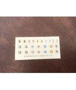 Vintage Mattel Model Decals Hot Wheels Redline Decal Sheet 1969 - $10.00