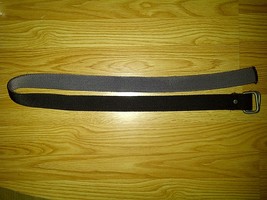  Gap Black Gray Canvas Casual Cotton Polyester Webbed Metal Belt 46 XXL 2xl 2x - £15.97 GBP