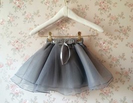 Baby Girl Skirt Flower Girl Tutu Skirt Peach Toddler Tulle Skirt Baby Shower image 5