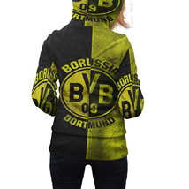 Borussia Dortmund Soccer Team   All Over Print Zipper Hoodie for Women - £22.36 GBP