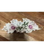 VTG Flowered Trinket Dish Mitterteich Bavaria Germany - €8,19 EUR