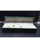 Vtg Shannon Crystal Rose Long Stem w/ Display Mirror Original Box Goding... - $70.20 CAD