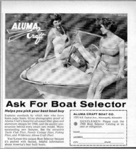 1960 Print Ad Aluma Craft Aluminum Boats Pretty Ladies Swim Suits Minnea... - £6.90 GBP