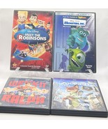 Disney DVD Lot of 4: Meet the Robinsons/Monsters, Inc./ Wreck-It Ralph/ Zootopia - $16.00