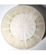 Vintage Milk Glass Low Pedestal Cake Plate 10” Gold Pattern Vintage Has ... - $244.43 MXN