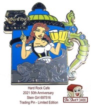 Hard Rock Cafe 2021 50th Anniversary Core Stein Girl 697516 Trading Pin - £15.95 GBP