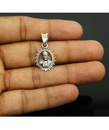 925 Sterling silver Indian idol Sai Baba unisex pendant tribal jewelry s... - €25,49 EUR
