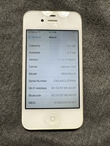 Apple iPhone 4 - White (Verizon) 16GB iOS 7.1.2 - $31.50