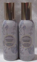 Bath &amp; Body Works Concentrated Room Spray Set Lot of 2 FRESH FALL MORNING - £23.22 GBP