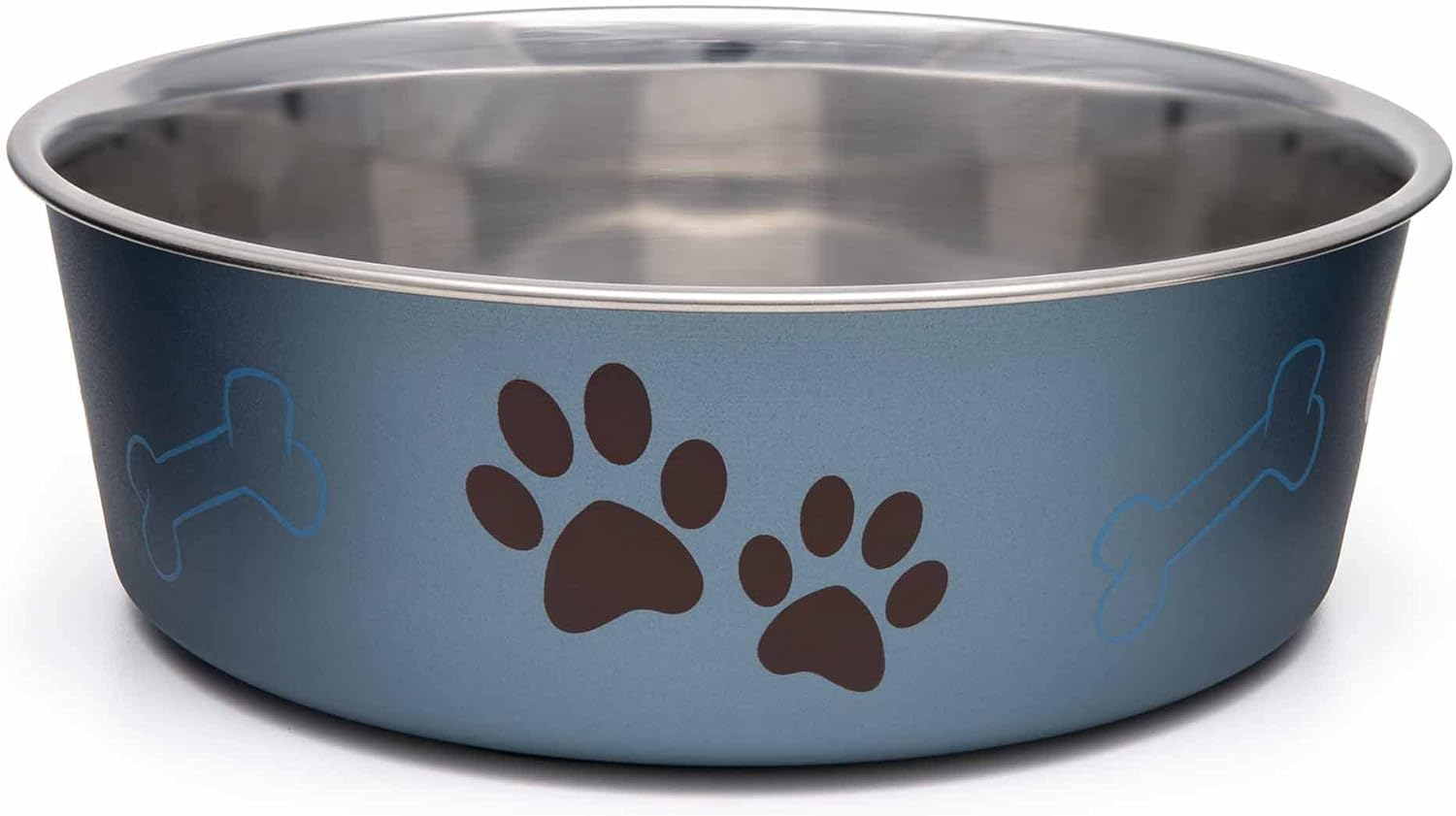 Dog Food Water Bowl No Tip Stainless Steel Pet Bowl No Skid Spill Proof - $8.98