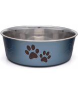 Dog Food Water Bowl No Tip Stainless Steel Pet Bowl No Skid Spill Proof - $12.60 CAD