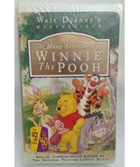 VHS The Many Adventures of Winnie the Pooh (VHS, 1996) NEW - $30.07 CAD