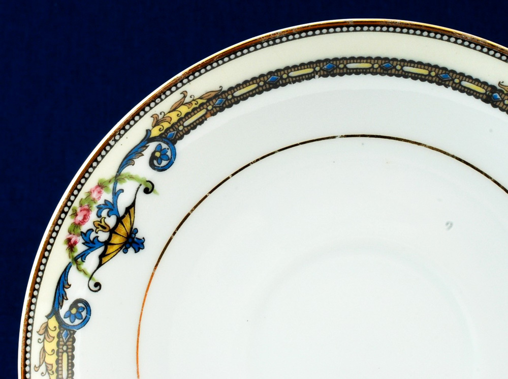 Noritake Amiston Saucer US Design Patent #69540 Vintage China Item image 2