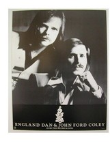 England Dan &amp; John Ford Cooley Poster And OLD Promo - £70.40 GBP