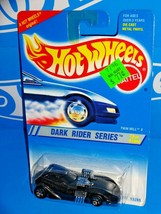Hot Wheels 1995 Dark Rider #298 Twin Mill II Mtflk Black w/ 7SPs Gray Back - £3.10 GBP