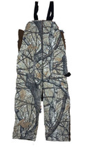 Vintage Skyline Camo Hunting Bib Overalls Pants Mens XL USA Insulated Lined - £49.48 GBP