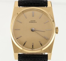 Girard Perregaux Women's 18k Yellow Gold Hand-Winding Watch Leather Band 8592V - $2,326.50
