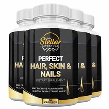 4 Bottles Perfect Hair, Skin &amp; Nails by My Stellar Lifestyle - 60 Capsules - $111.86