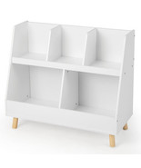 5-Cube Kids Bookshelf and Toy Organizer with Anti-Tipping Kits-White - C... - €121,11 EUR