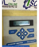Rosemount 1055-01-10-20-32 Solu Comp II Ozone Analyzer SW-Ver. 3.16 W/ 4... - $677.81 CAD