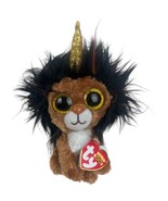 2019 TY Beanie Boos RAMSEY Lion 6&quot; Gold Unicorn Horn Plush Stuffed Anima... - $5.00