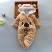 Baby Coat Autumn Winter Newborn Jackets For Baby Romper Baby Girls Boys Warm Hoo - £62.25 GBP
