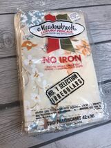 Meadowbrook Pillowcases Vintage Pastel Floral W/ White Ruffle NOS E7 - $10.89