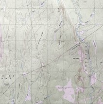 Map Nine Meadow Ridge Maine 1988 Topographic Geo Survey 1:24000 27 x 22&quot;... - £37.12 GBP