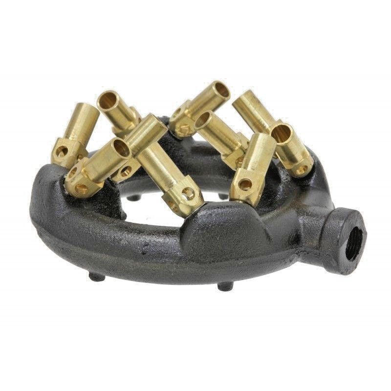 Jet Burner Round Shape 10 Tips 3/8&quot; Pipe Propane Gas Up to 80,000 BTU/HR... - $44.54