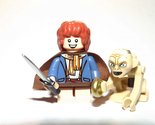 Minifigure Custom Toy Merry With Gollum Lort Movie Lord Of The Rings Hobbit - $6.50