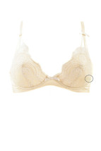 Agent Provocateur Womens Bra Soiree Phase 3 Lace Padded White Size S - £147.37 GBP