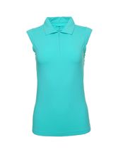 NWT Ladies IBKUL ICIKULS JADE Aqua Green Sleeveless Golf Shirt XS M XL & XXL    image 2