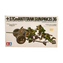 Tamiya Model Kit 1/35 3.7Cm Antitank Gun Pak 4 Realistic German Figures 3535 - $23.66