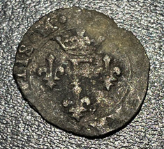 1582-1592 Frankreich Dombes Francois II De Montpensier Billon Liard Crow... - £62.27 GBP