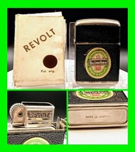 Vintage Arthur Dubsky Revolt Heineken Petrol Lighter With Box - In Working Order - £59.93 GBP