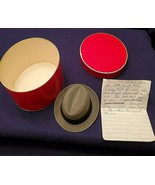 RARE &quot;DISNEY HATS&quot; MEN&#39;S FEDORA SALESMAN SAMPLE IN  ORIGINALBOX - $46.40