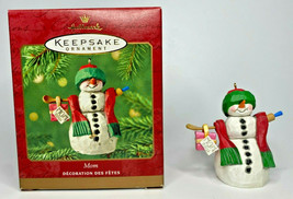 2001 Hallmark Mom Snowman Ornament U65/8415 - £7.98 GBP
