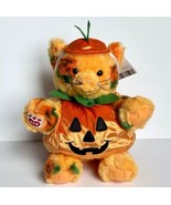 Build A Bear Pumpkin Kitty Orange Stuffed Cat Vault Release + With Costume - $161.77 CAD