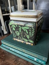 Lynn Chase Jaguar Jungle Porcelain Tissue Box Holder Cover - £102.81 GBP