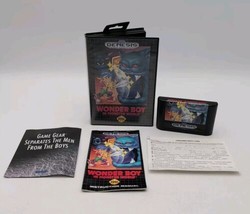 Wonder Boy in Monster World Sega Genesis Complete With Manual Cib Hang Tab - £45.40 GBP