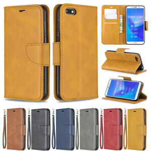 Primary image for For Huawei Y5 Y6Pro Y7 Y9 Prime 2017/2018/2019 Y6P Magnetic Leather Wallet Case
