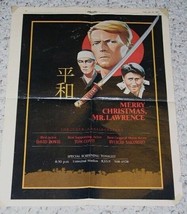 David Bowie Merry Christmas Mr. Lawrence Variety Magazine Ad Vintage 1984 - $19.99