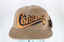 NOS Vintage 90s American Needle Movie Classics Casablanca Snapback Hat B... - £310.80 GBP