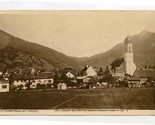 Oberammergau Mit Kirche Postcard Germany Drexler 1910 - £14.28 GBP