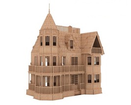 Laurel Town House 1:24th scale dolls house kit - £202.97 GBP