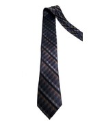 Calvin Klein Skinny Slim Necktie  100% silk Black Brown Gray, &amp; slate Bl... - $180.11 MXN